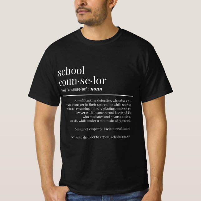 Funny School Counselor Gift Counseling  T-Shirt (Front)