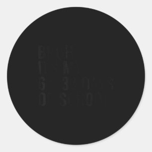 Funny School Countdown Student Teacher Clroom Humo Classic Round Sticker