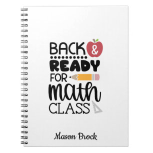 Funny school math student gift Notebook