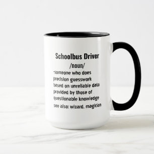 Funny Schoolbus Driver Definition gifts  Mug