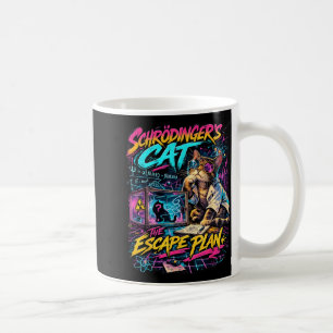 Funny Schrödingers Cat Escape Plan Science Teacher Coffee Mug