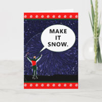 Funny Sci-fi Christmas Holiday Cards