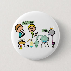Funny Science 6 Cm Round Badge