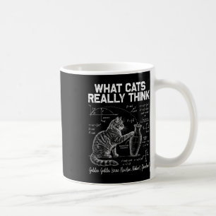 Funny Science Cat Physics Teacher What Cats Really Coffee Mug