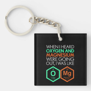 Funny Science Cool Nerd T Gift Tee Men Women Kids Key Ring