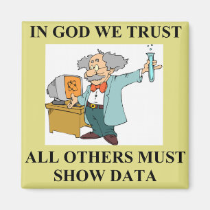 funny science joke magnet