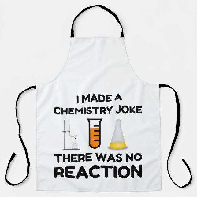Funny Science lover chemistry joke Apron (Front)