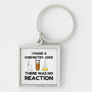 Funny Science lover chemistry joke Key Ring
