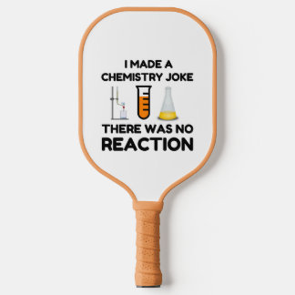 Funny Science lover chemistry joke Pickleball Paddle