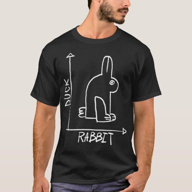 Funny Science Nerd Duck Rabbit Physics Math eek do T-Shirt (Front)