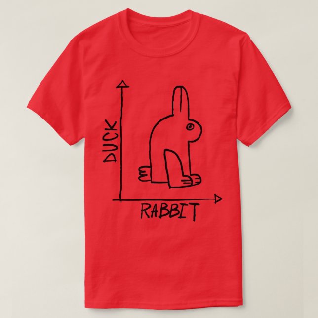 Funny Science Nerd Duck Rabbit Physics Math Geek G T-Shirt (Design Front)