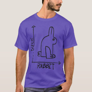 Funny Science Nerd Duck Rabbit Physics Math Geek T-Shirt
