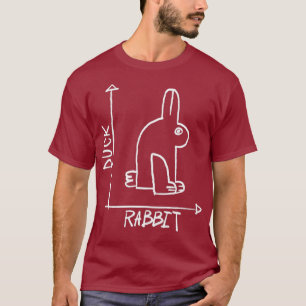 Funny Science Nerd Duck Rabbit Physics Math Geek T-Shirt