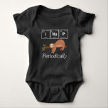 Funny Science Pun Chemistry Sloth Nap Lover Baby Bodysuit<br><div class="desc">Funny Science Pun Chemistry Sloth Nap Lover. Hilarious Scientist and Chemist Gift.</div>