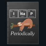 Funny Science Pun Chemistry Sloth Nap Lover Notebook<br><div class="desc">Funny Science Pun Chemistry Sloth Nap Lover. Hilarious Scientist and Chemist Gift.</div>