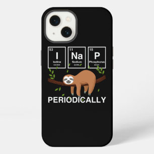 Funny Science Sloth I Nap Periodically Sloths Love iPhone 13 Case