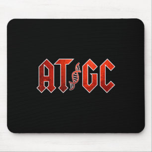 Funny Science Teacher Gift Dna Atgc T Shirt Mouse Pad
