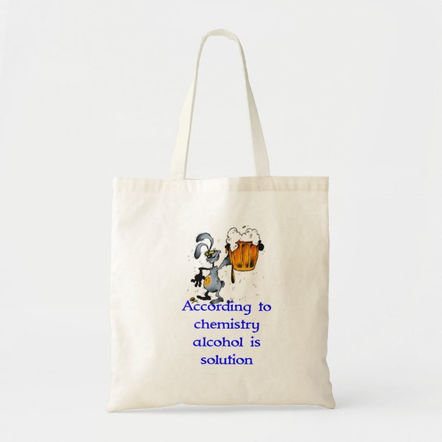 Funny Science Tote Bag – A Clever Gift for Science (Front)