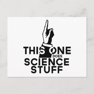 Funny Science - Vintage This One Does Science Postcard