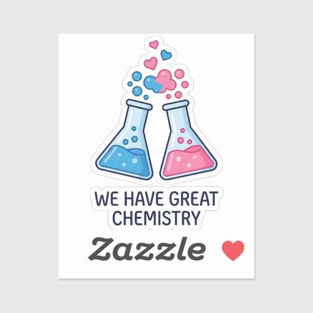 Funny Science We Have Great Chemistry Valentine (Sheet)