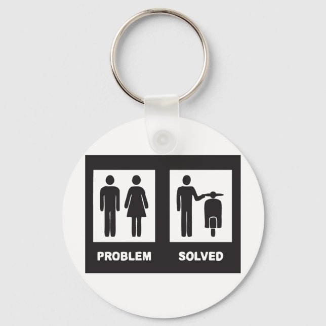 Funny Scooter Key Ring (Front)