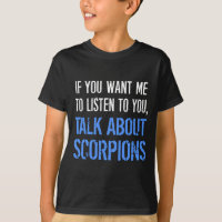 Funny Scorpions T Shirt