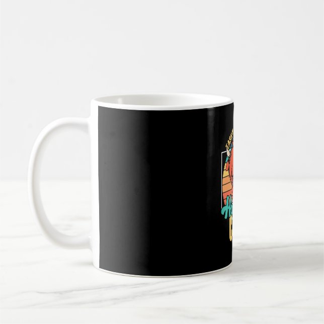 Funny Scottish Farm Animal Farmer Highland Cow Coffee Mug (Left)