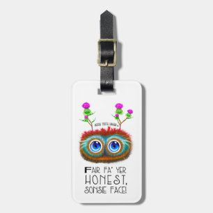 Funny Scottish Haggis Robert Burns Quote Luggage Tag