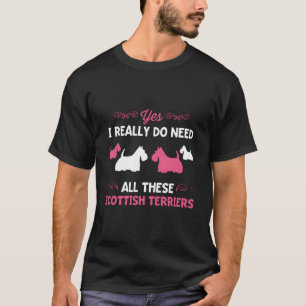 Funny Scottish Terrier Dog Breed Lover Puppy Scott T-Shirt
