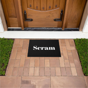 Funny Scram Doormat