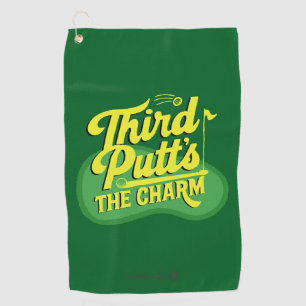 Funny Scramble Golf Dad Third Putts The Charm Towel