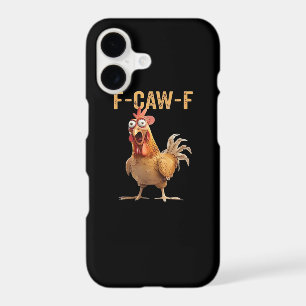 Funny Screaming Chicken F-Caw-F Joke Design Classi