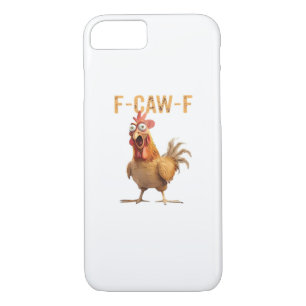 Funny Screaming Chicken F-Caw-F Joke Essential iPhone 8/7 Case