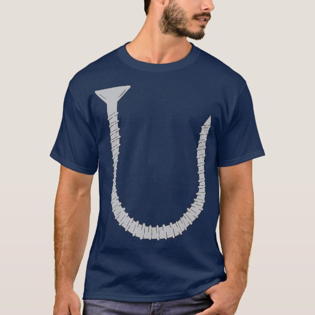 Funny Screw U House Drilling T-Shirt (Front)