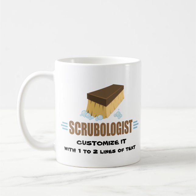 Funny Scrubologist Coffee Mug (Left)