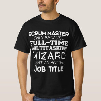 Funny Scrum Master Gift Agile Development Team T-Shirt