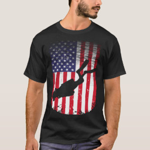 Funny Scuba Diving Art For Men Women Scuba Diver T-Shirt