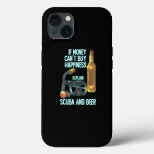 Funny Scuba Diving Beer Humourous Gift For Divers  iPhone 13 Case