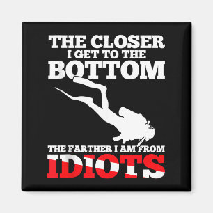 Funny Scuba Diving Flag Dive Quote Scuba Diver Gif Magnet