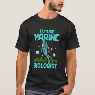Funny Scuba Diving Gift Dive Biology Future Marine T-Shirt