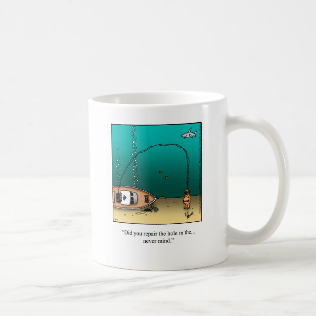 Funny Scuba Diving Humour Mug Gift (Right)