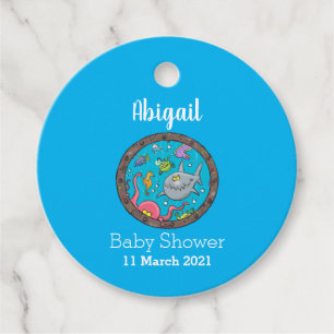 Funny sea creatures underwater cartoon drawing favour tags
