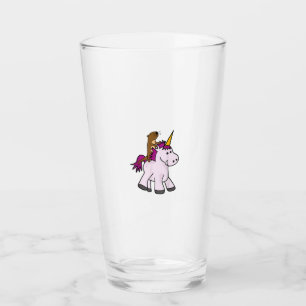 Funny Sea Otter Riding Unicorn T-shirt T-Shirt Glass