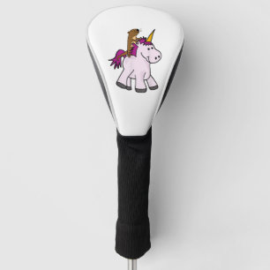Funny Sea Otter Riding Unicorn T-shirt T-Shirt Golf Head Cover