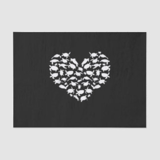 Funny Sea Turtle Gift Men Women Cool Turtles Heart Tissue Paper