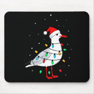 Funny Seagull Bird Christmas Animal Lover Mouse Pad