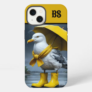 Funny Seagull in Rain Boots – Beach Humour iPhone 13 Case