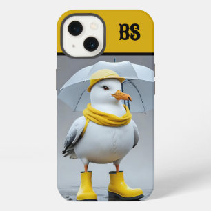Funny Seagull in Rain Boots – Beach Humour iPhone 13 Case