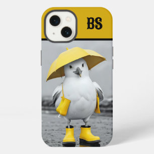 Funny Seagull in Rain Boots – Beach Humour iPhone 13 Case