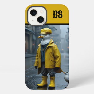 Funny Seagull in Rain Boots – Beach Humour iPhone 13 Case